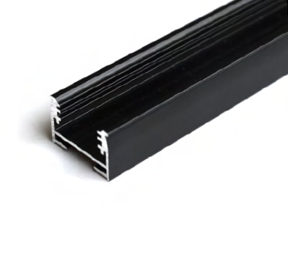 Профиль подвижный R, черный матовый